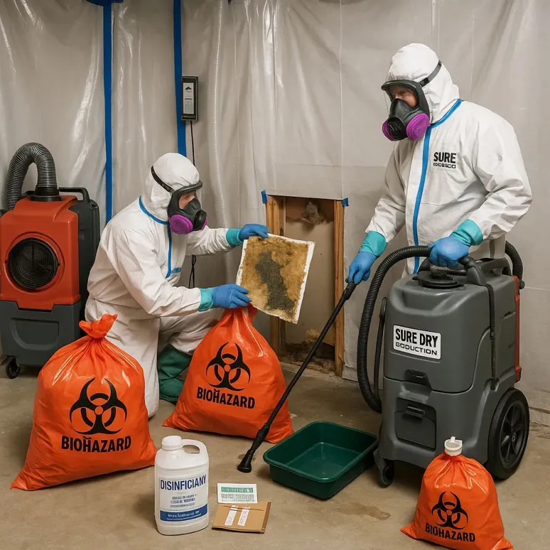 Contaminated Water Handling Protocols process in San Leon, TX